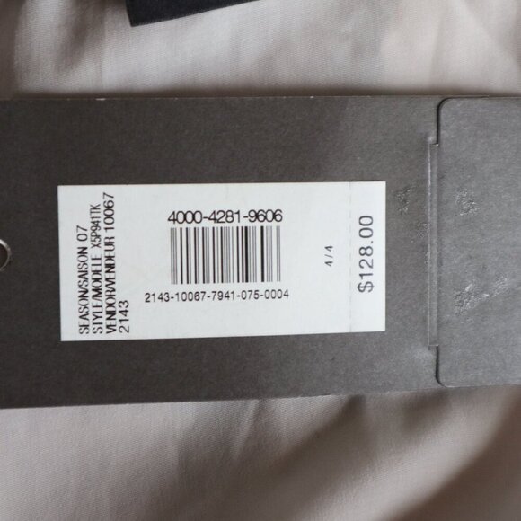 NEW Armani Extange  Sleeveless draped neckline  Taupe Gray Jumpsuit - Picture 11 of 11